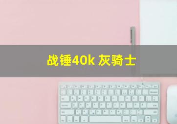 战锤40k 灰骑士